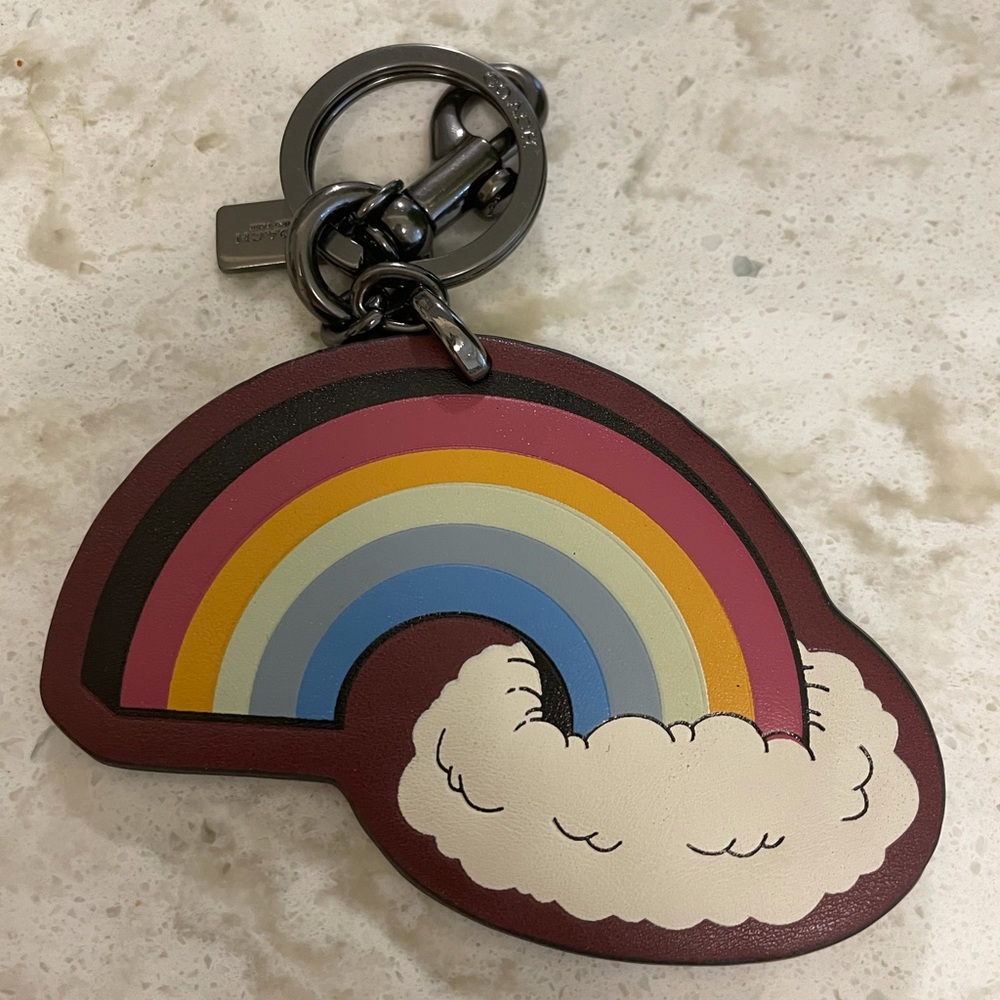 Coach keychain rainbow 🌈